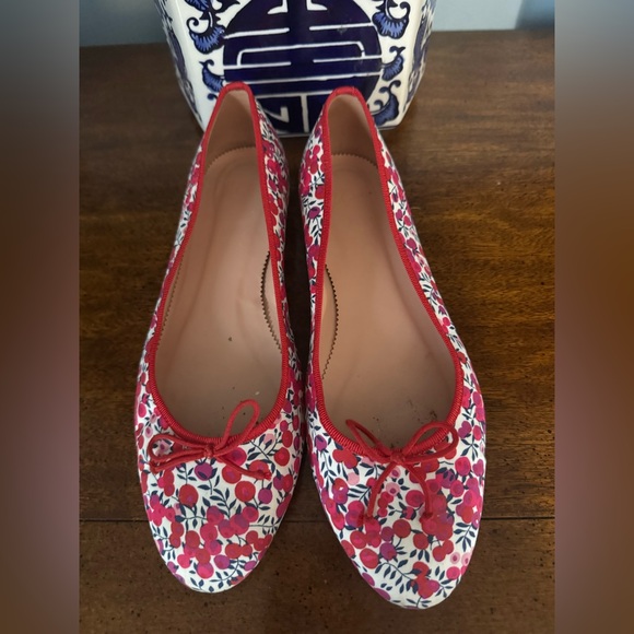 J. Crew Shoes - J. Crew Gemma Liberty print Berry ballet flats
